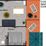 דירה Lutin Vue Baie - T2 Design Et Connecte La Baule